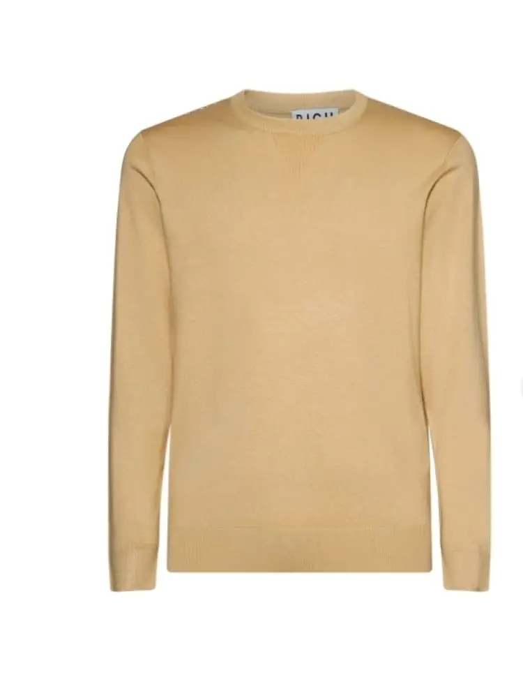 maglia beige uomo mini logo