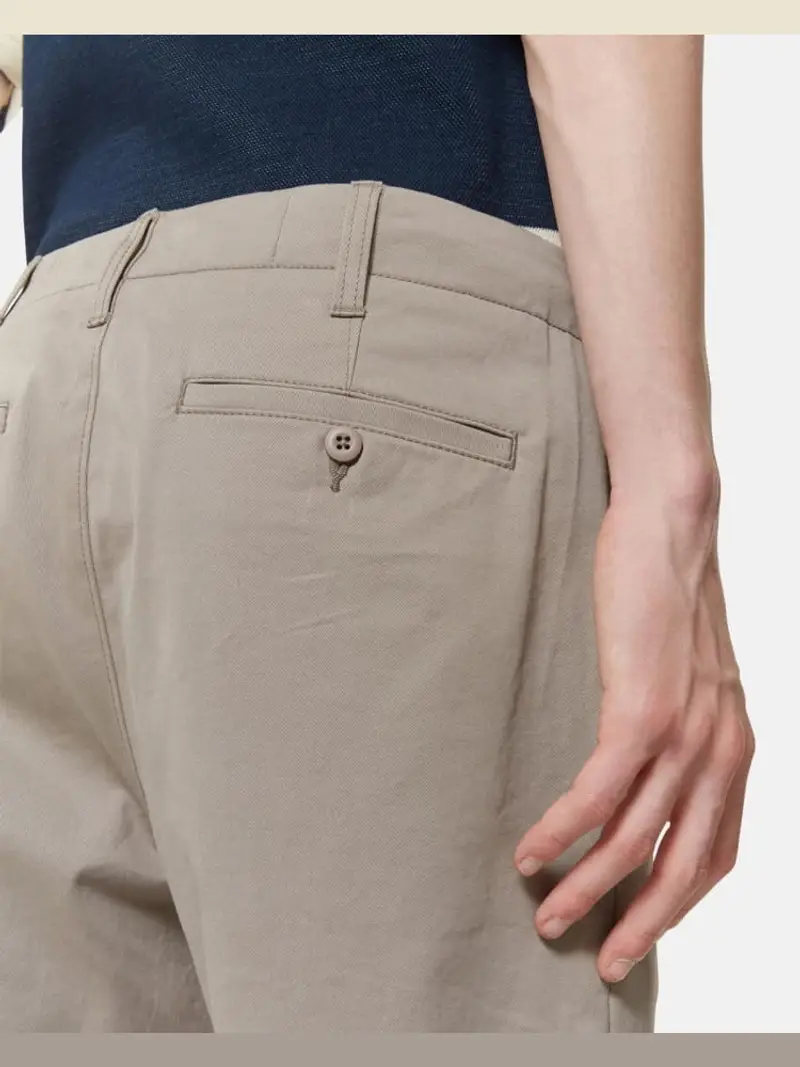 Richmond pantalone grigio uomo classico in cotone miniatura 3