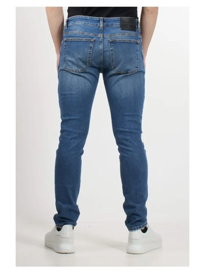 Richmond pantalone in denim uomo medium maxi logo lettering sul davanti miniatura 2