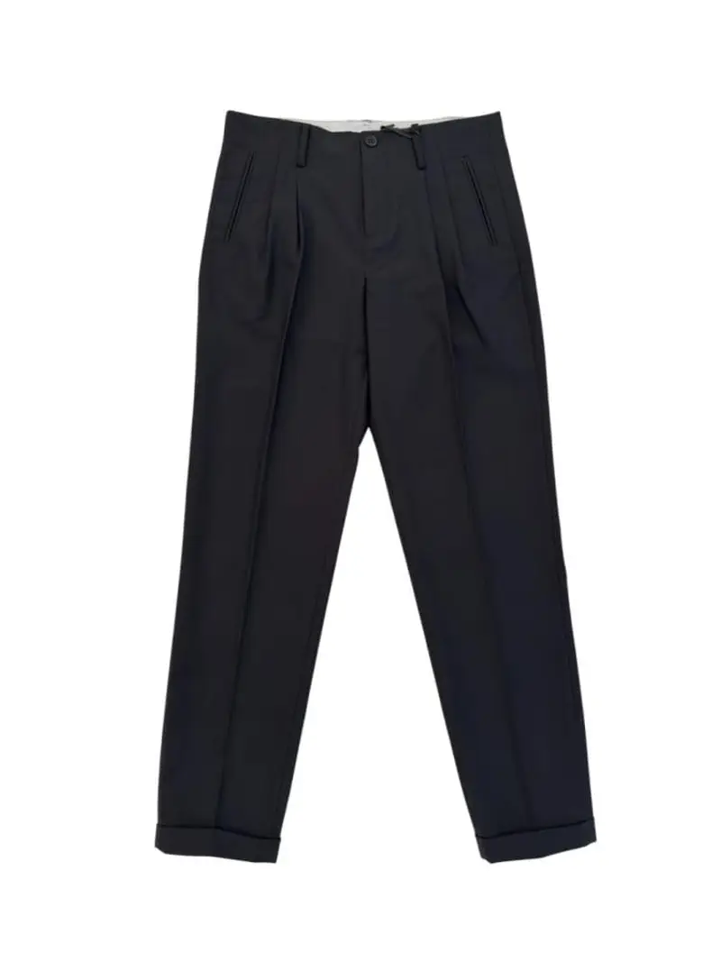 Richmond pantalone nero bambino in cotone classico