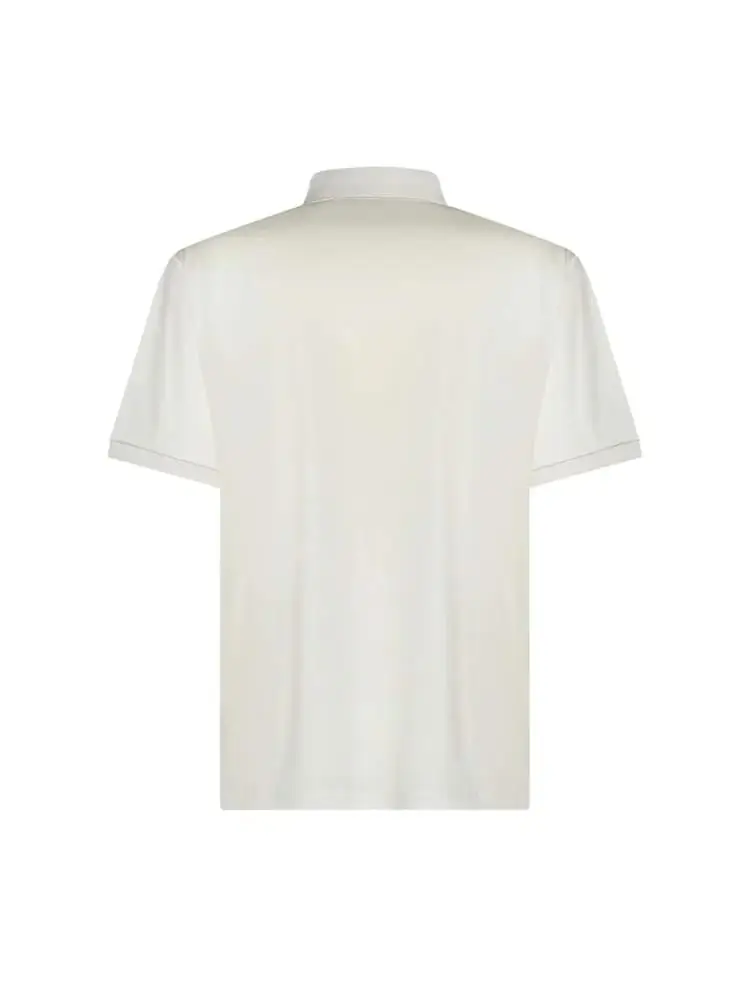 polo bianca uomo mini logo miniatura 2