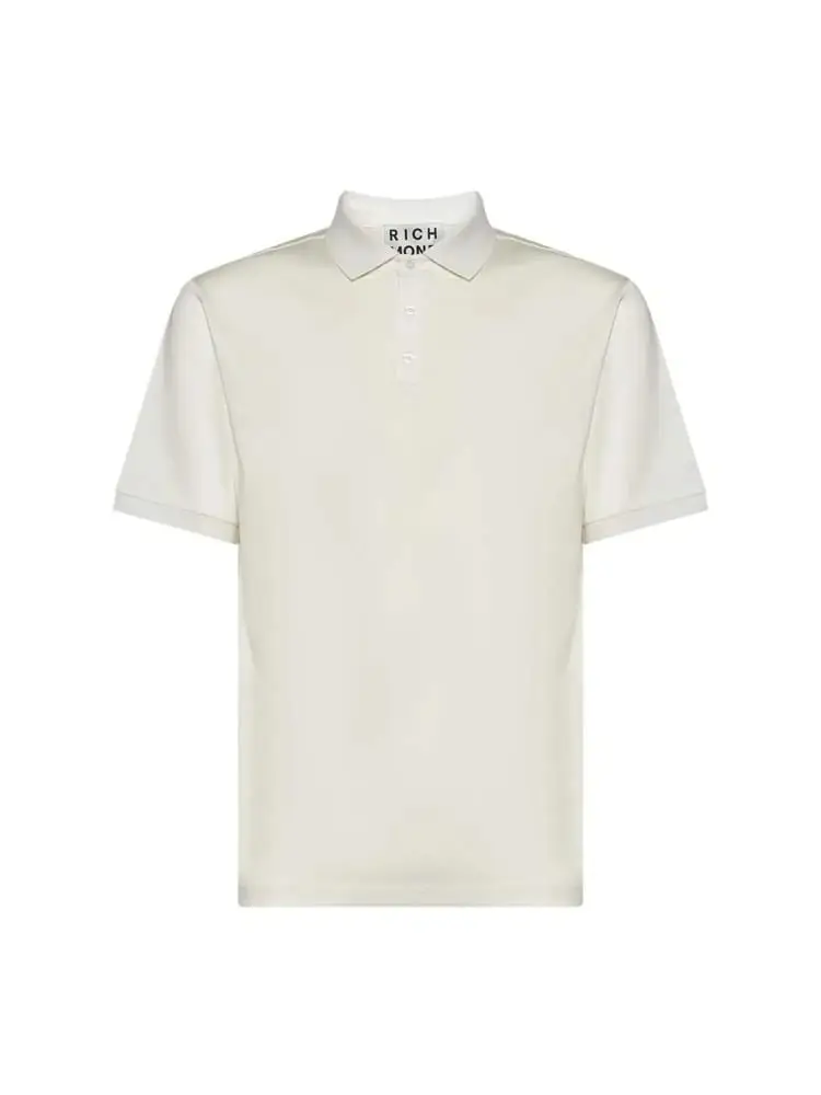 polo bianca uomo mini logo