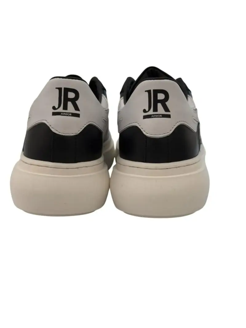 Richmond scarpe nere ragazzo in ecopelle logo a contrasto miniatura 2
