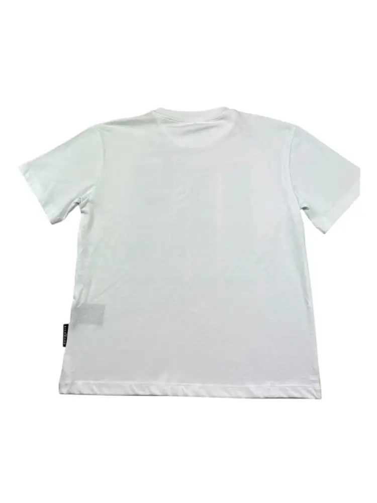 tshirt bianca bambina maxi logo miniatura 2