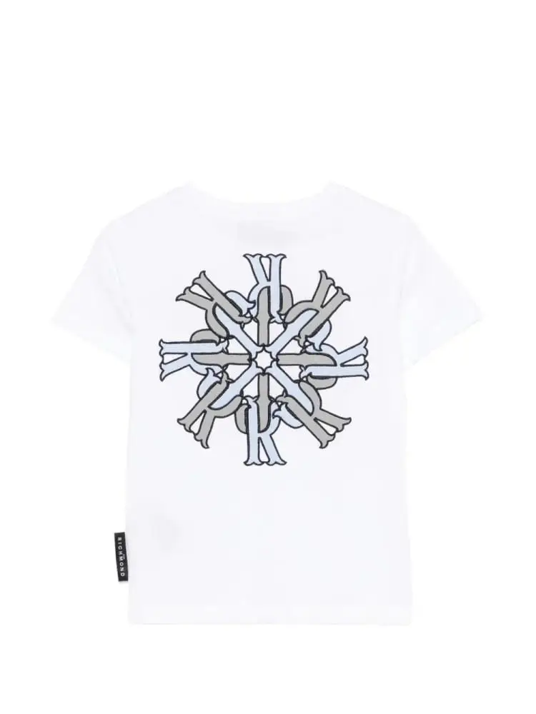 tshirt bianca bambino maxi logo miniatura 2