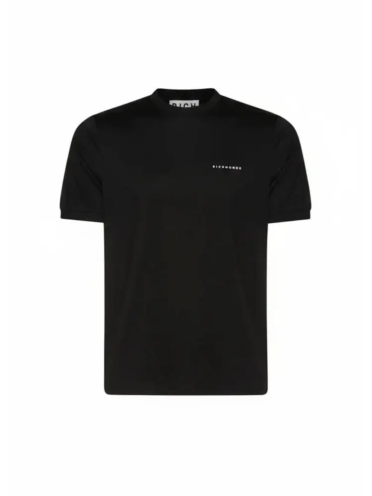 tshirt nera uomo mini logo