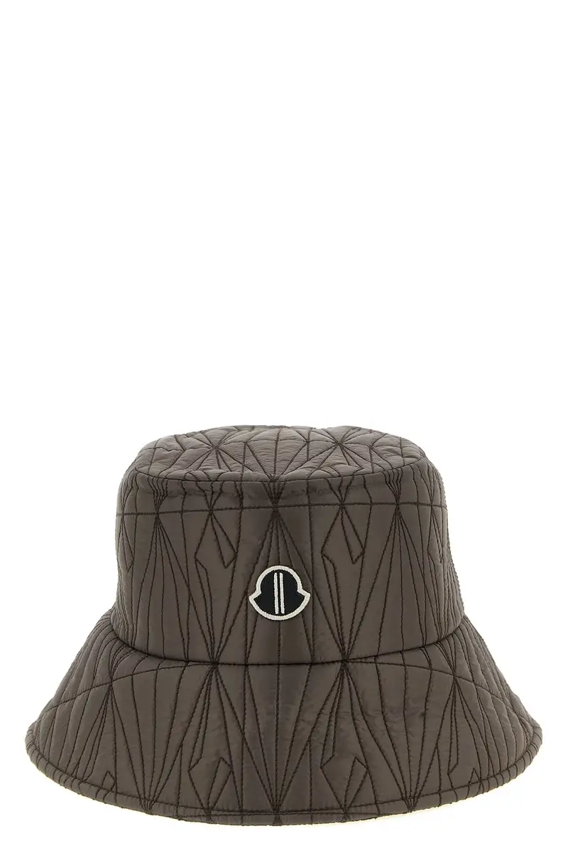 Bucket Hat Moncler + Rick Owens Marrone