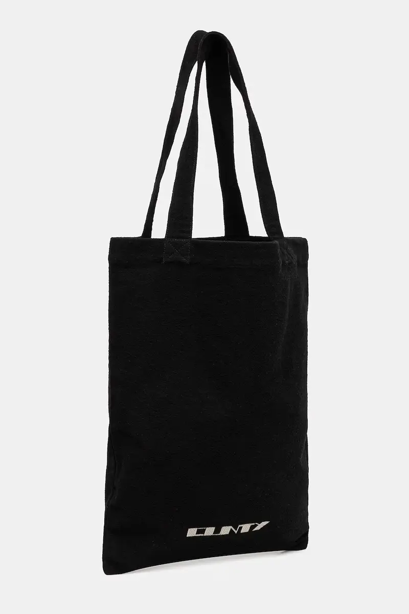 borsa in cotone Shopper colore nero DA02E7431.BMOEM6 miniatura 2