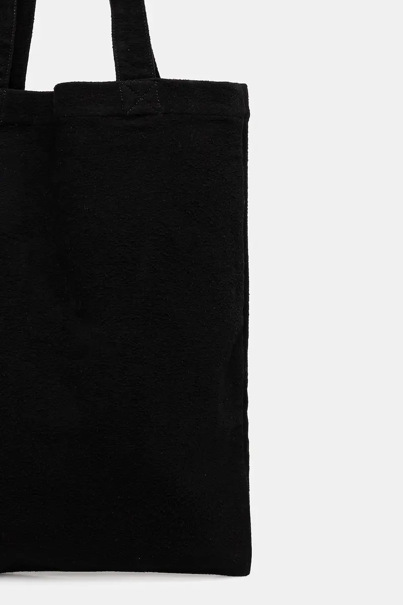 borsa in cotone Shopper colore nero DA02E7431.BMOEM6 miniatura 3