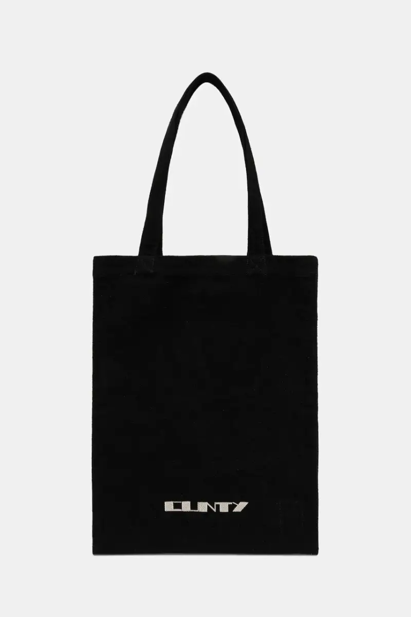 borsa in cotone Shopper colore nero DA02E7431.BMOEM6