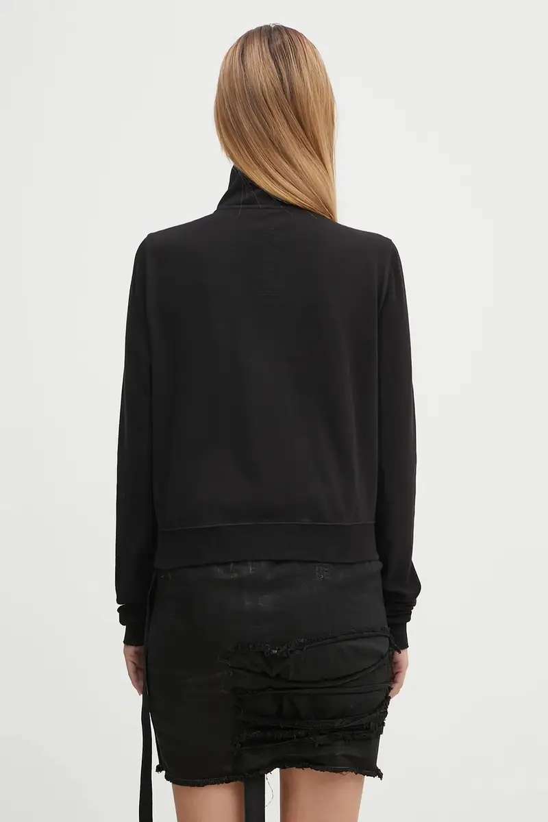 felpa in cotone Mountain donna colore nero DS02E7239.RIG miniatura 3