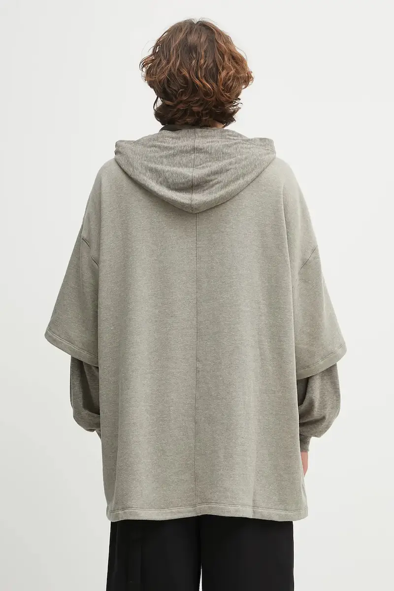 felpa Tommy Hustler uomo colore grigio con cappuccio DU02E7271.FGMJGM miniatura 3