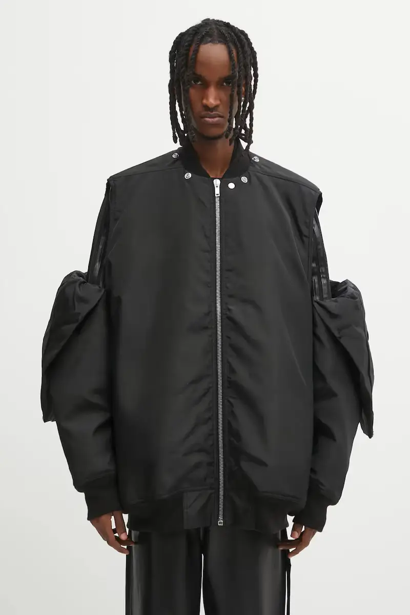 giacca bomber Convertible Jumbo Peter Flight colore nero DU02E7789.NCV miniatura 4