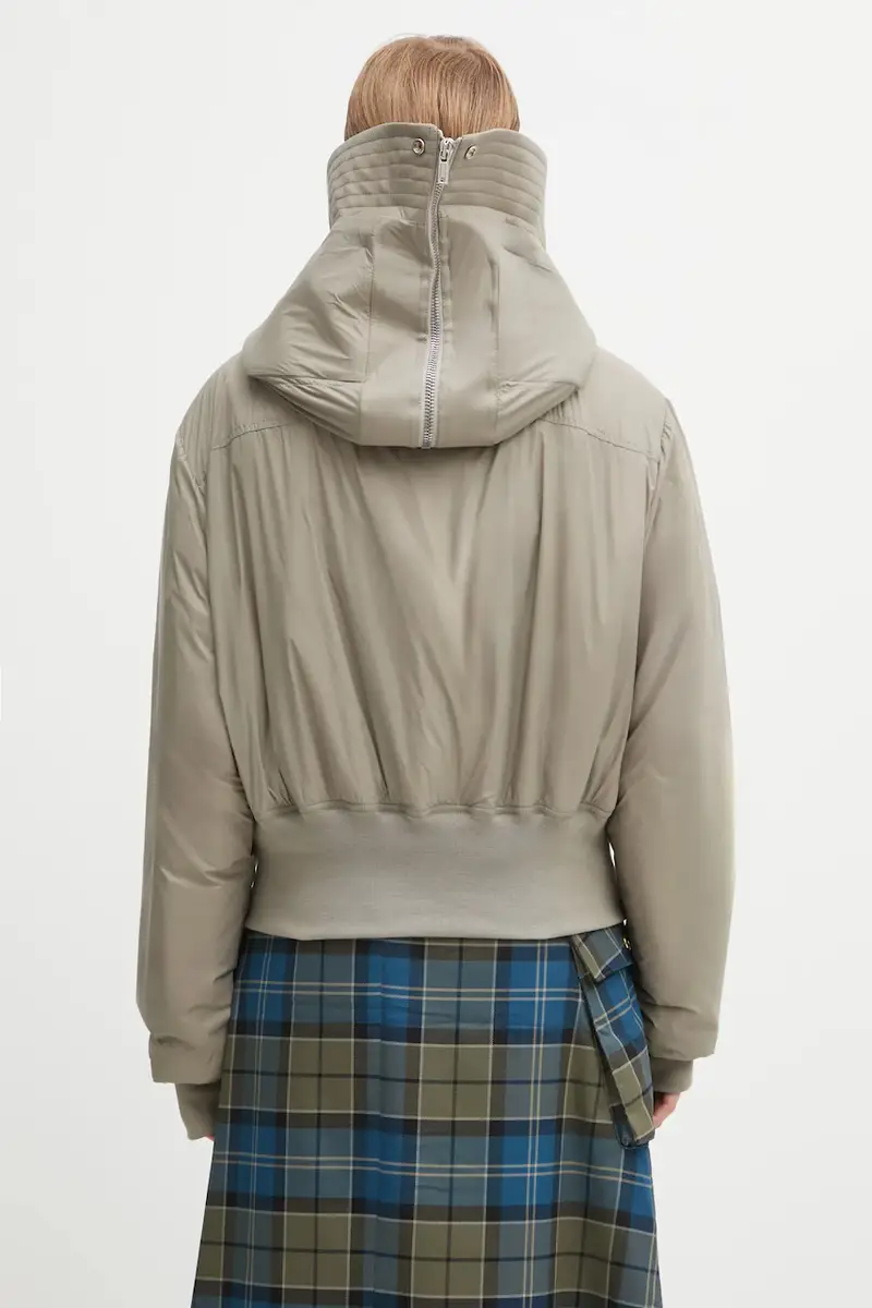 giacca Cropped Alice Parka colore beige DS02E7731.NP miniatura 4