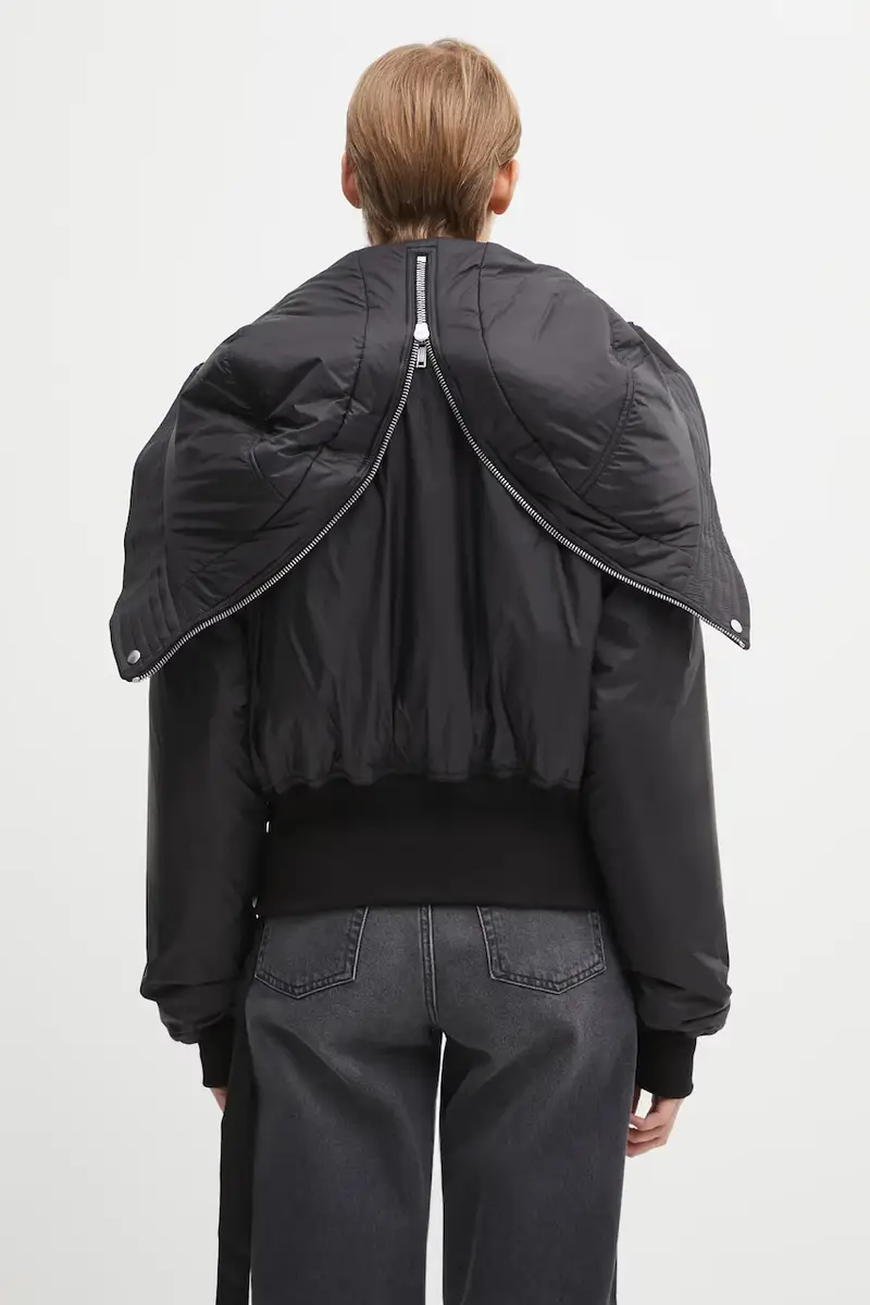 giacca Cropped Alice Parka colore nero DS02E7731.NP miniatura 3