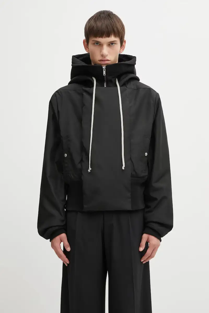 giacca Cropped Alice Parka colore nero DU02E7781.NCV