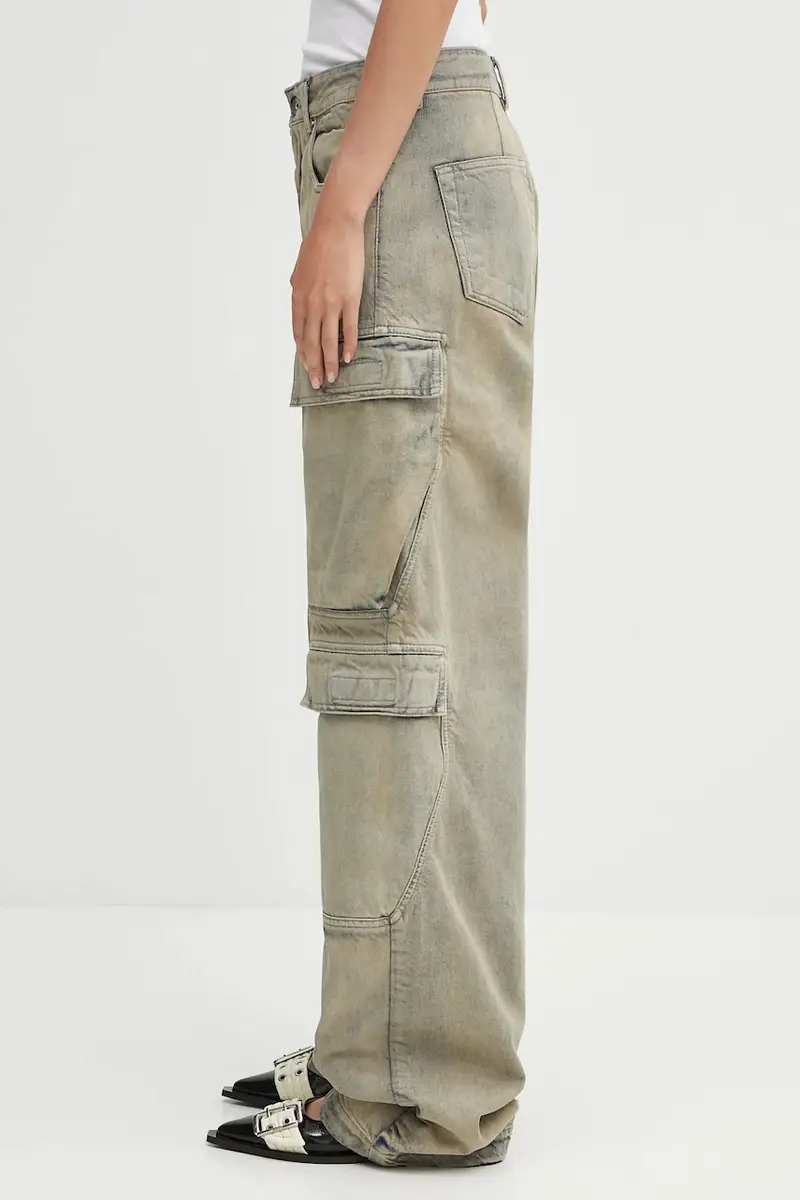 Rick Owens DRKSHDW Jeans Donna Beige 2470888 miniatura 2