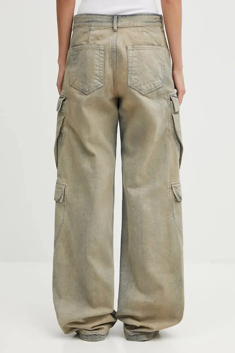 Rick Owens DRKSHDW Jeans Donna Beige 2470888 miniatura 3