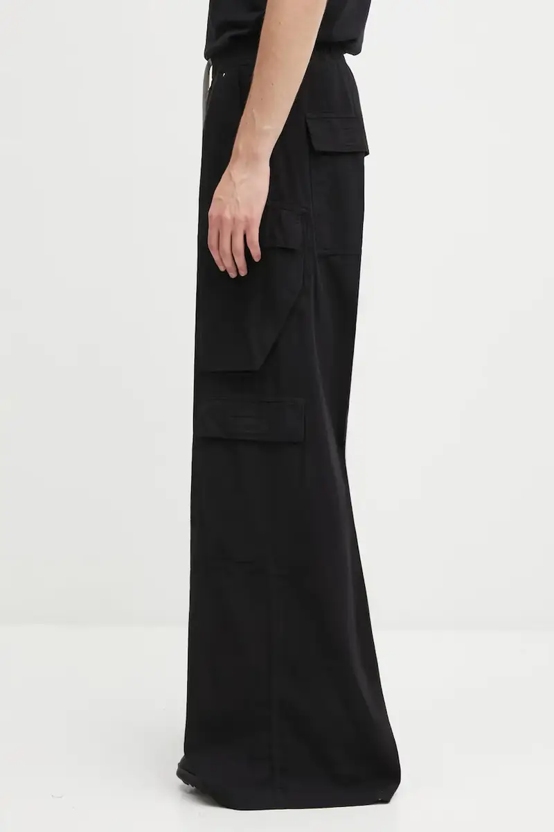 pantaloni in cotone Double Cargo Jumbo Belas uomo colore nero DU02E7398.CFL miniatura 2