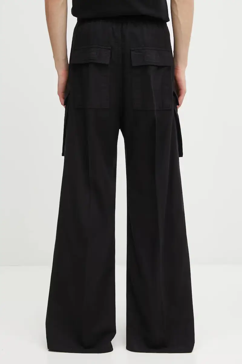 pantaloni in cotone Double Cargo Jumbo Belas uomo colore nero DU02E7398.CFL miniatura 3