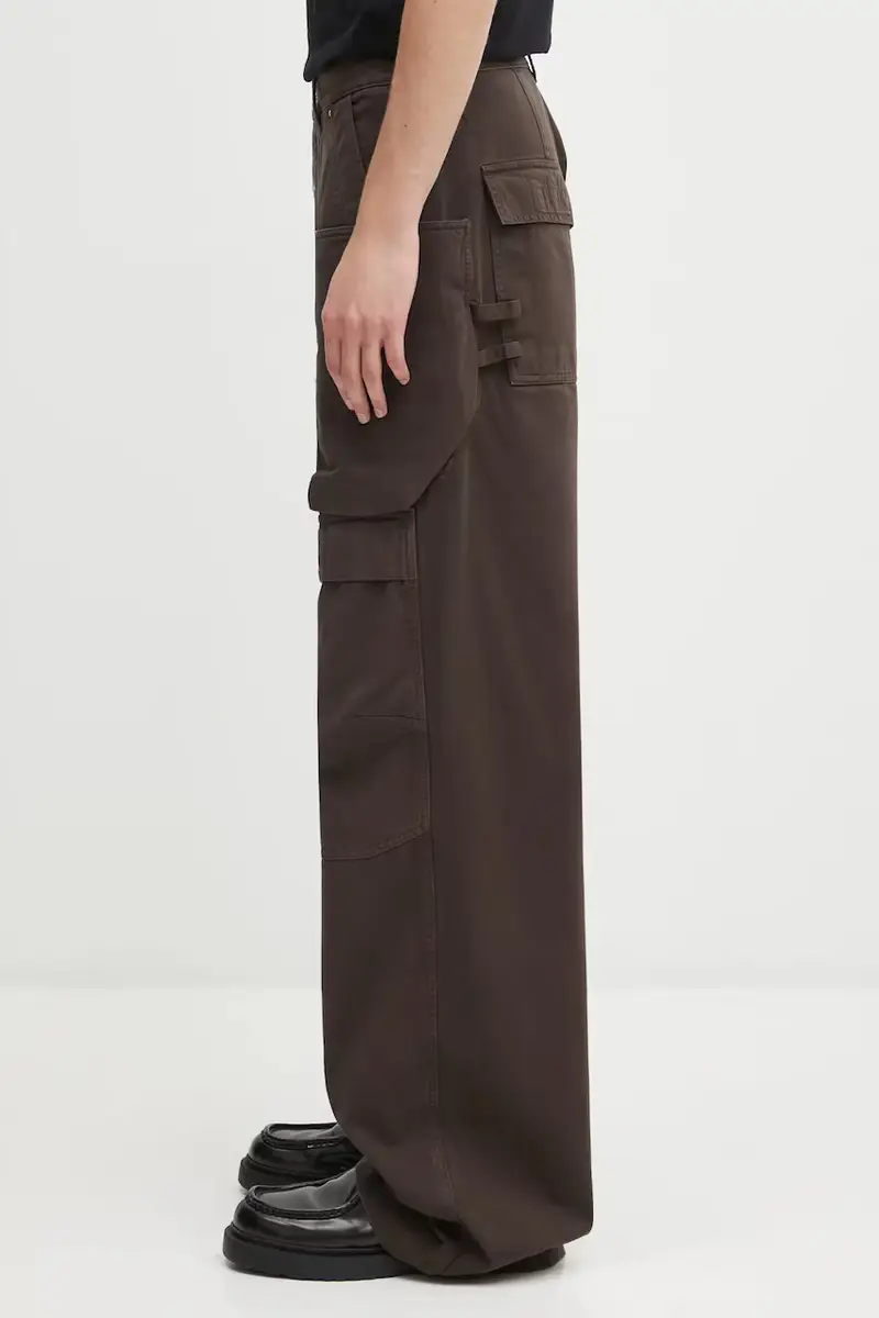 pantaloni in cotone Stefan Cargo uomo colore marrone DU02E7368.TW miniatura 2