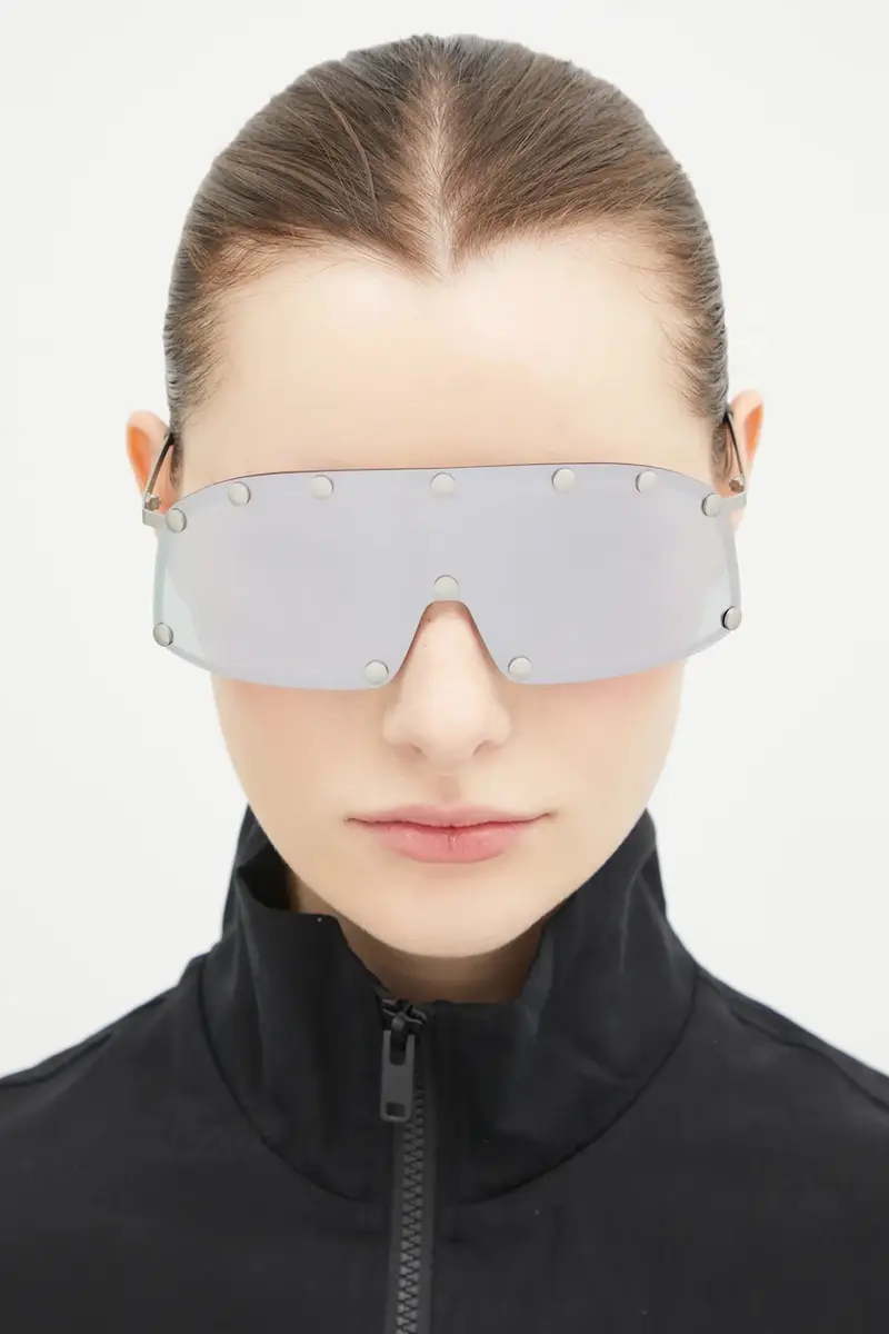 Rick Owens occhiali da sole colore argento RG0000001.GSILV