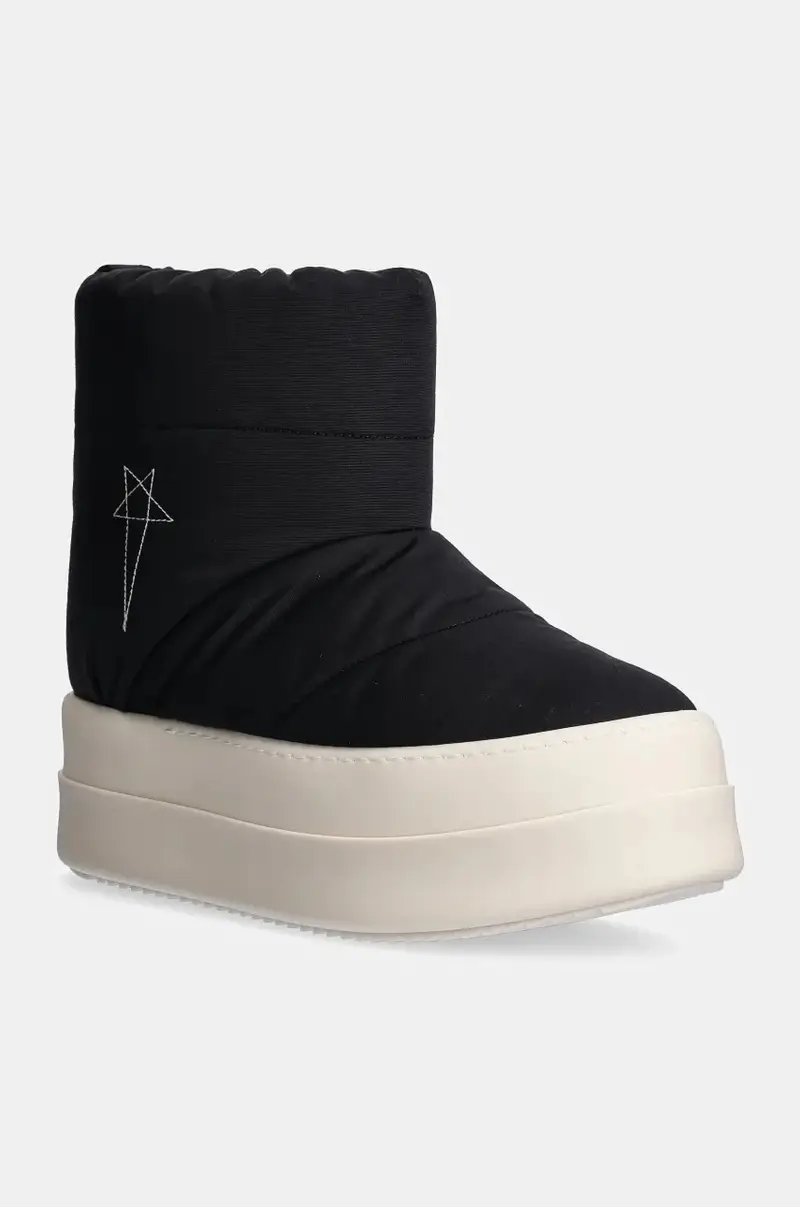 Rick Owens stivali da neve Mega Bumper Low Lunar donna colore nero DS02D2839.MUPAM9