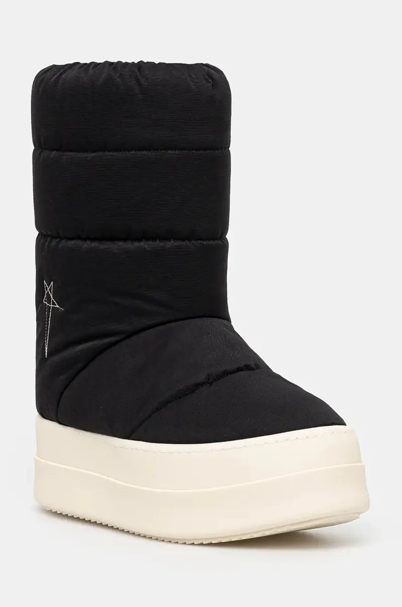 Rick Owens stivali da neve Mega Bumper Lunar uomo colore nero DU02D2838.MUPAM9