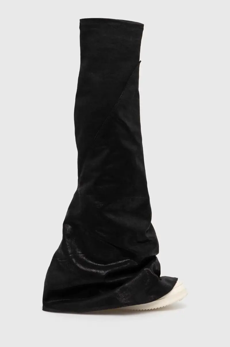 Rick Owens stivali Denim Boots Fetish donna colore nero DS01D1815.BF.911