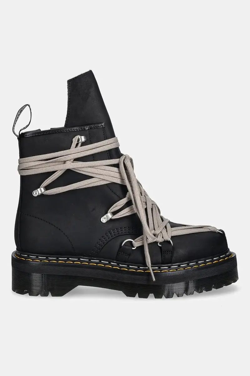 scarponi da trekking in pelle x Dr. Martens 1460 Quad Sole Megalace® Boot uomo colore nero DM02E6812.8001 miniatura 2