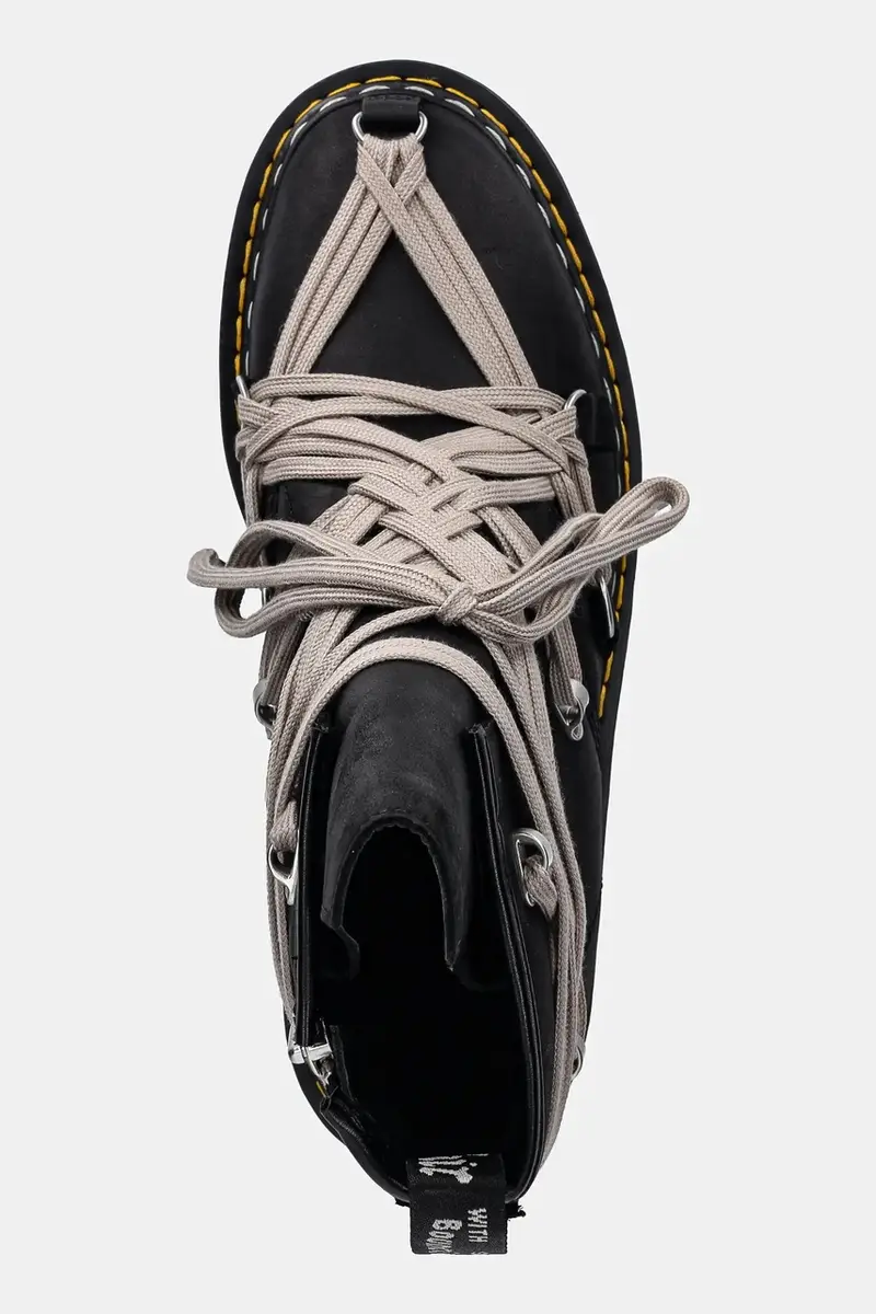 scarponi da trekking in pelle x Dr. Martens 1460 Quad Sole Megalace® Boot uomo colore nero DM02E6812.8001 miniatura 4