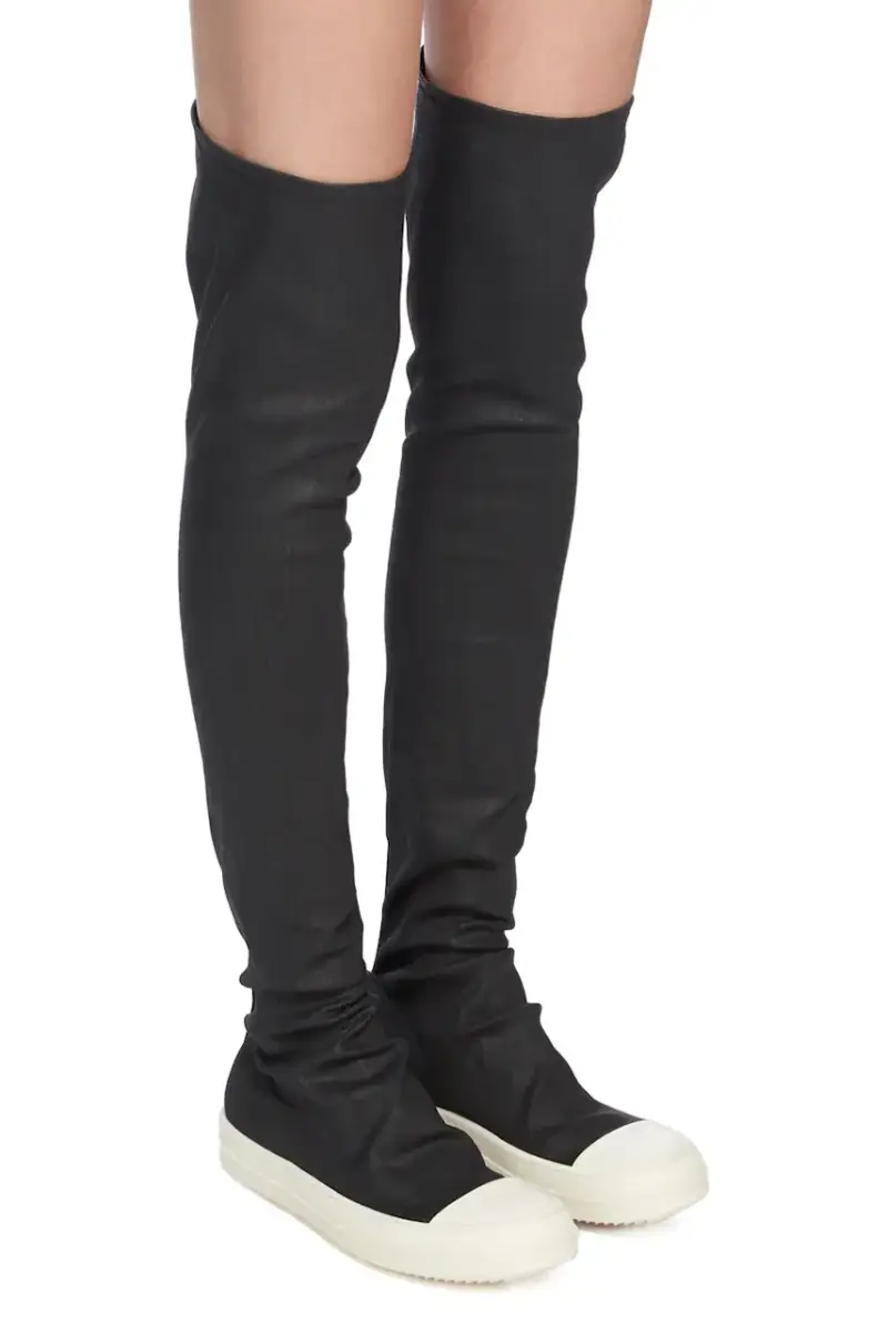 stivali High Sock Sneaks donna colore nero DS02E7812.SBW miniatura 2