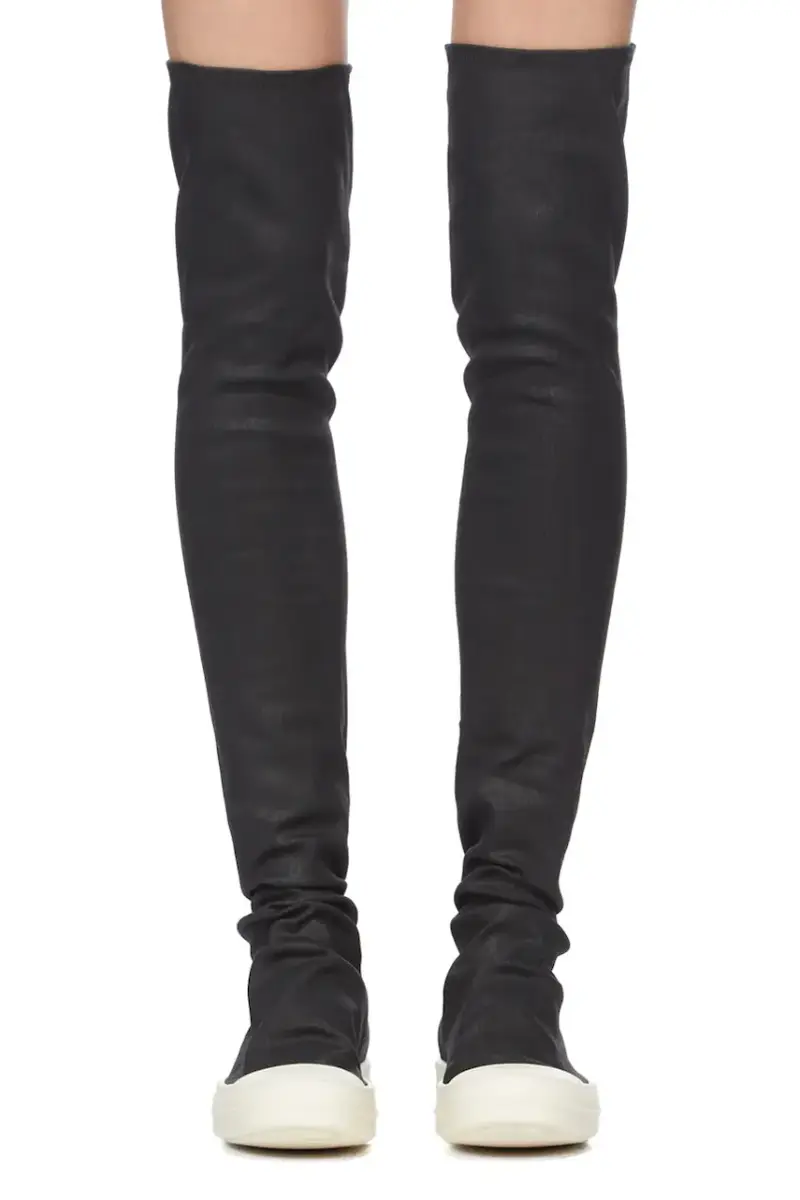 stivali High Sock Sneaks donna colore nero DS02E7812.SBW miniatura 3