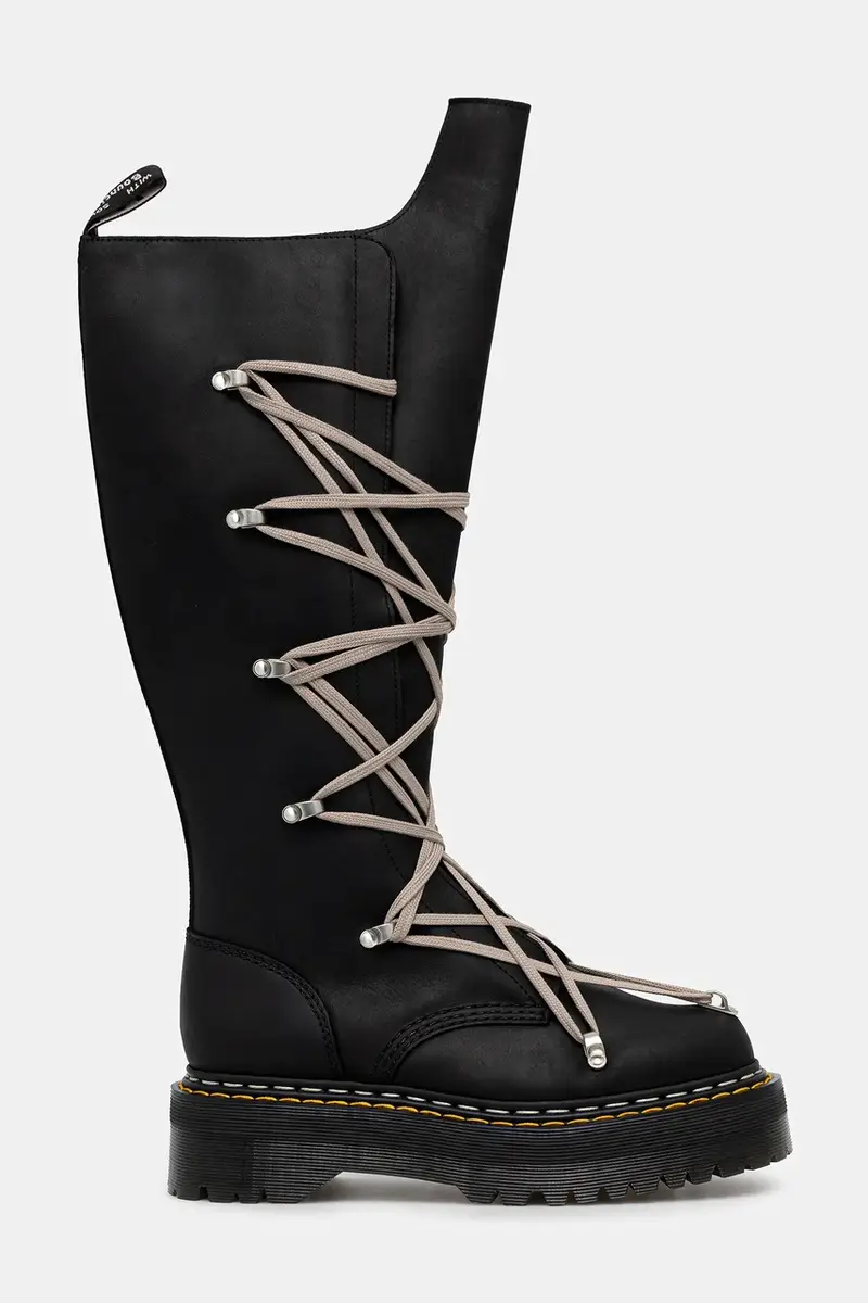 stivali x Dr. Martens 1B60 Quad Sole Pentalace Boot donna colore nero DW02E6811.0001 miniatura 2