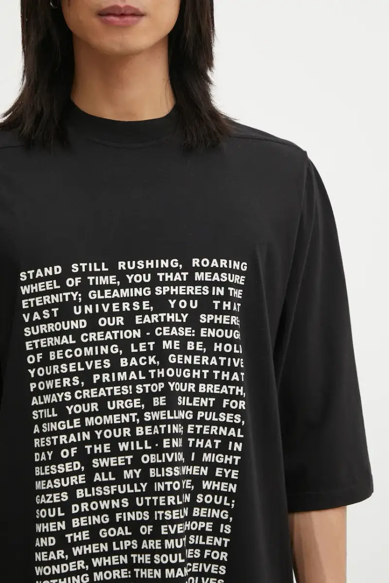 Rick Owens DRKSHDW T-shirt Uomo Nero 3779051 miniatura 4