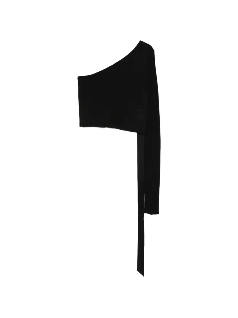 Rick Owens Drkshw T-shirt Donna Nero 4220674 miniatura 3