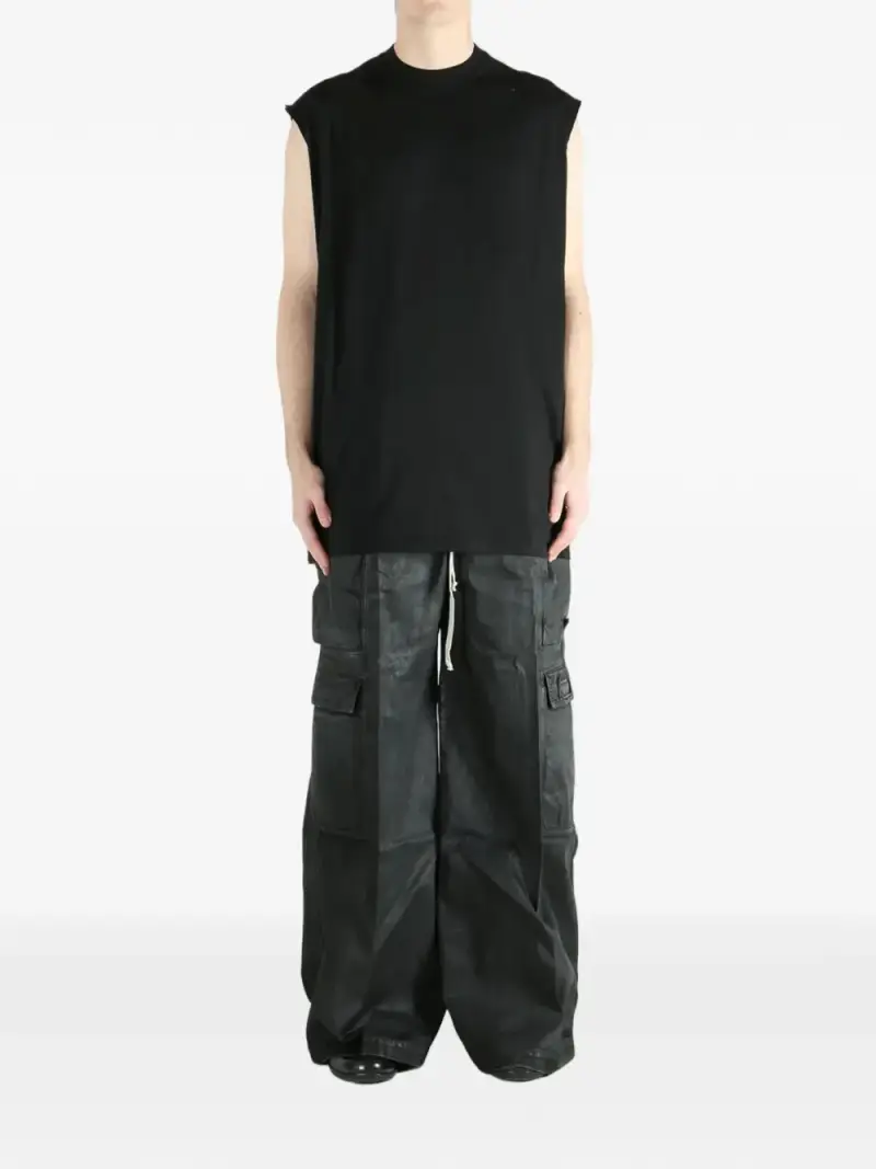 Rick Owens Drkshw T-shirt Nero 4220677 miniatura 2