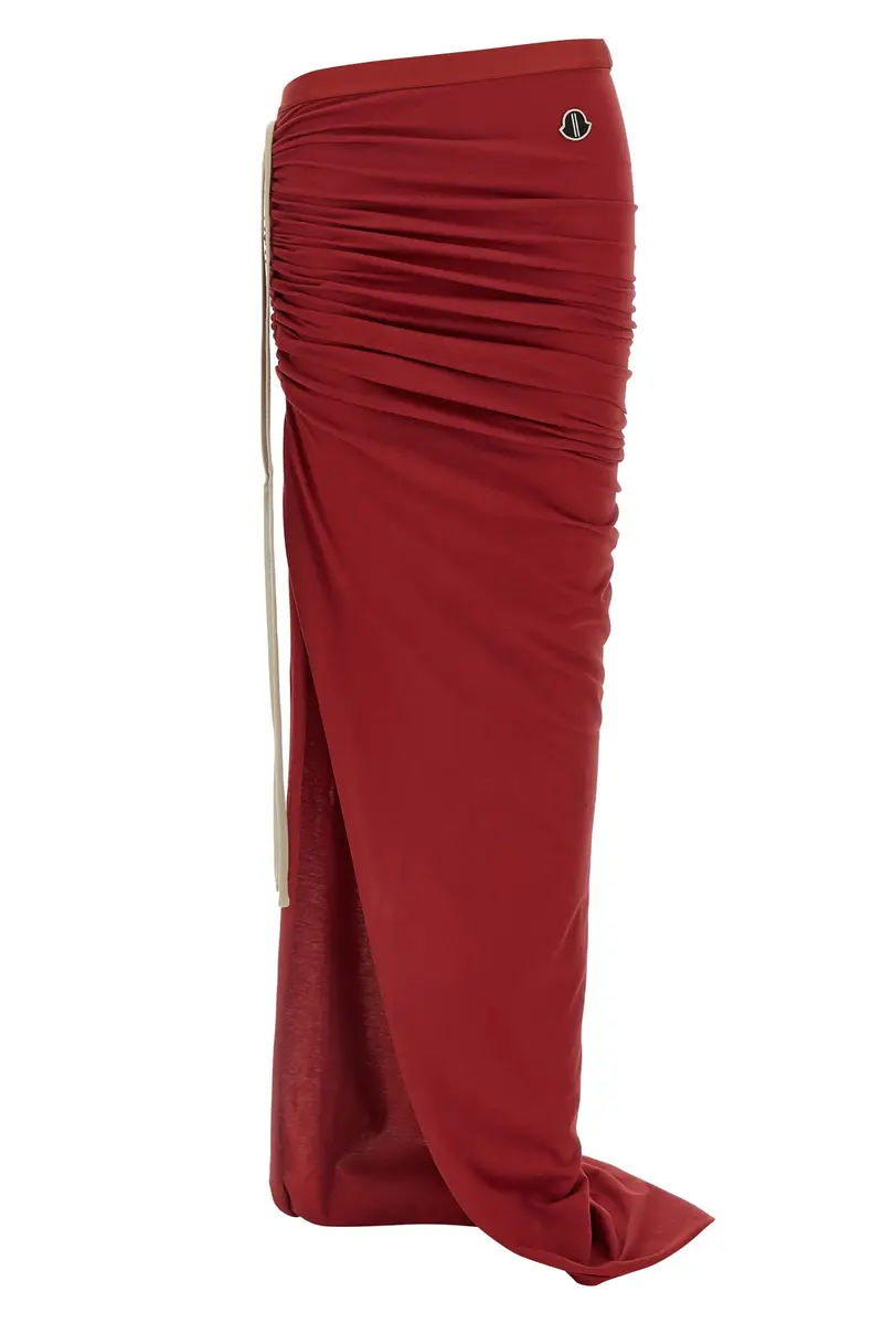 Gonna Adjustable Moncler + Rick Owens Rosso