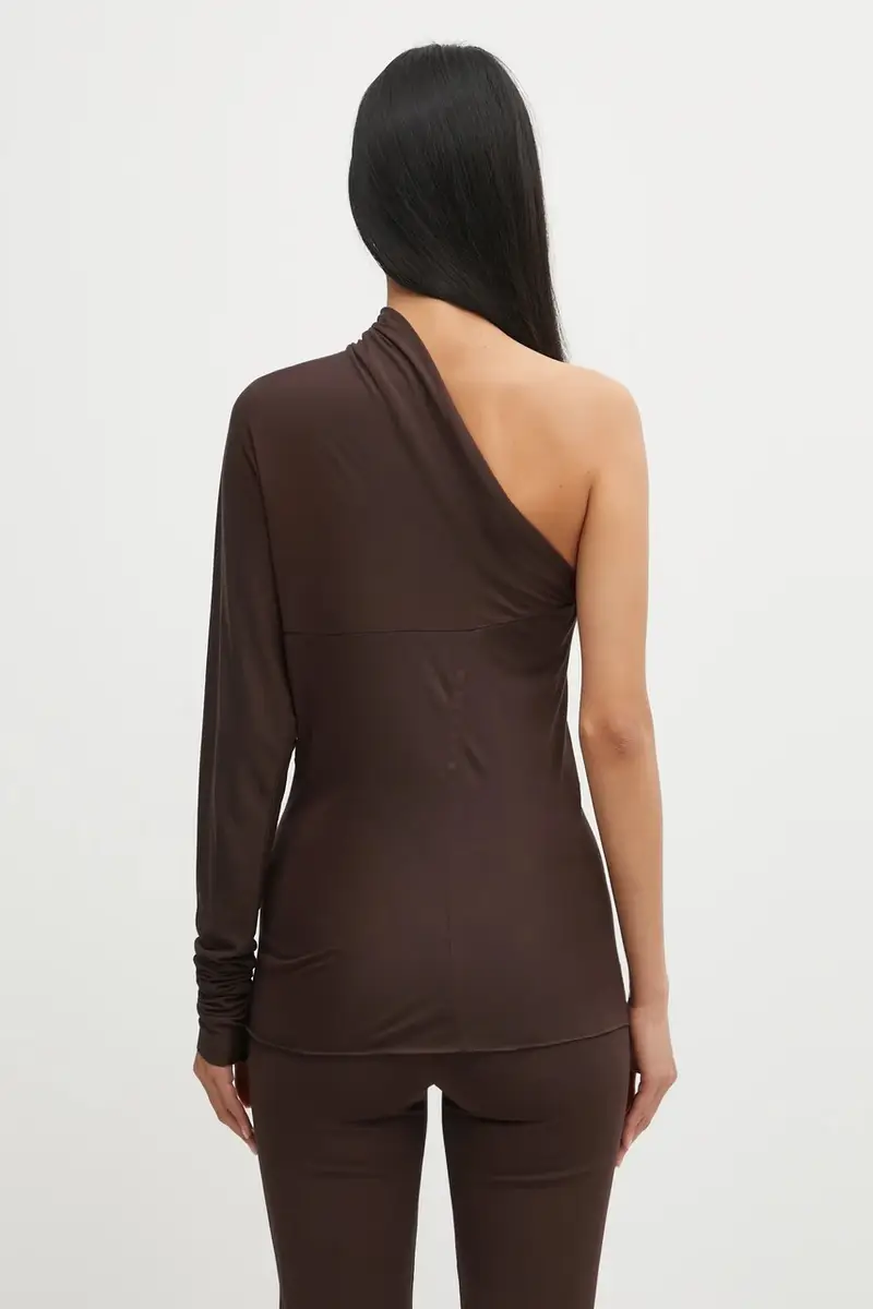 camicetta Diana donna colore marrone LI02E3220.RV miniatura 3