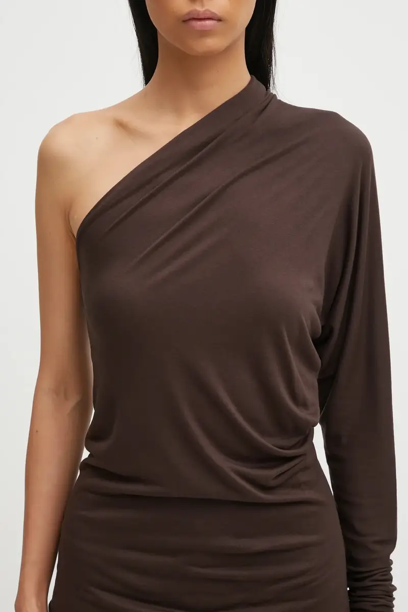 camicetta Diana donna colore marrone LI02E3220.RV miniatura 4