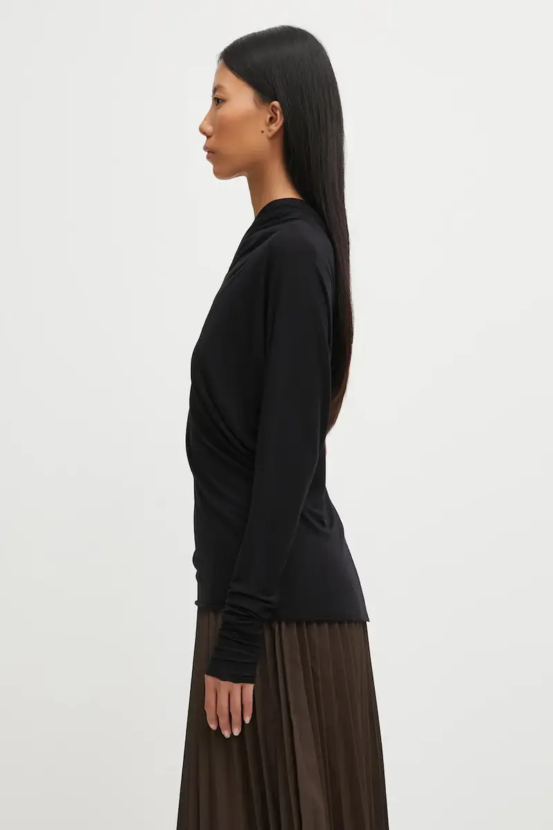 camicetta Diana donna colore nero LI02E3220.RV miniatura 2