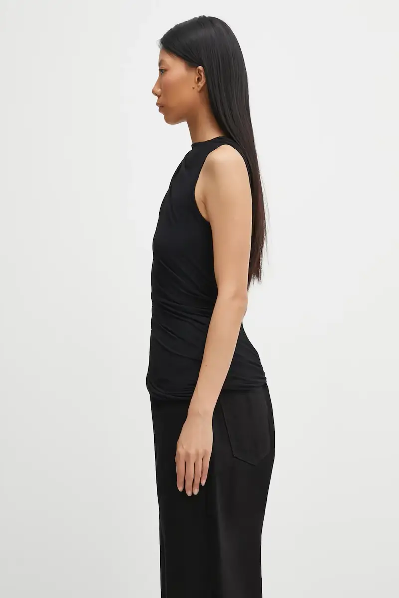 camicetta in cachemire Luna donna colore nero LI02E3109.JBWS miniatura 2