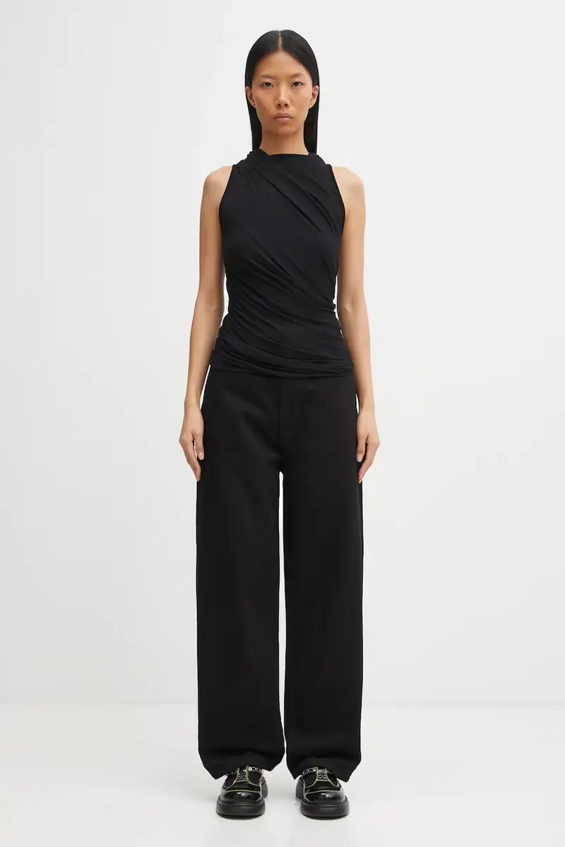 camicetta in cachemire Luna donna colore nero LI02E3109.JBWS miniatura 5