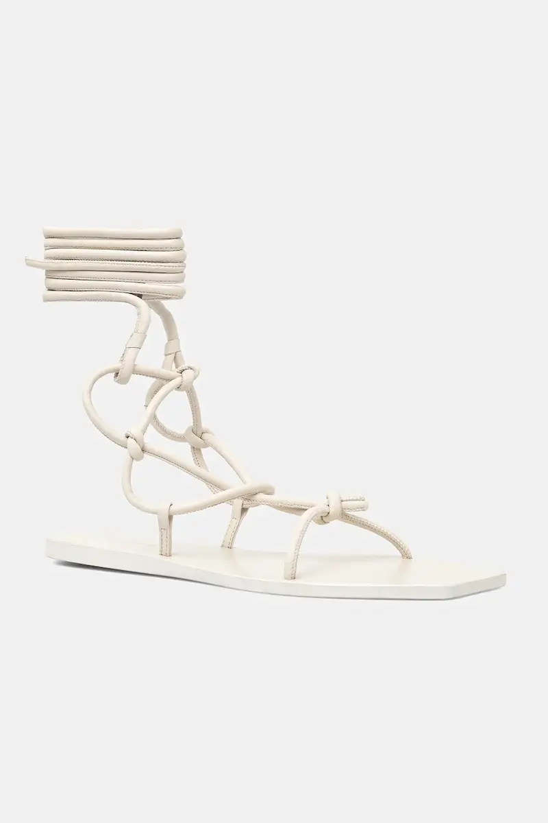 sandali in pelle Penta colore beige LI01E4808