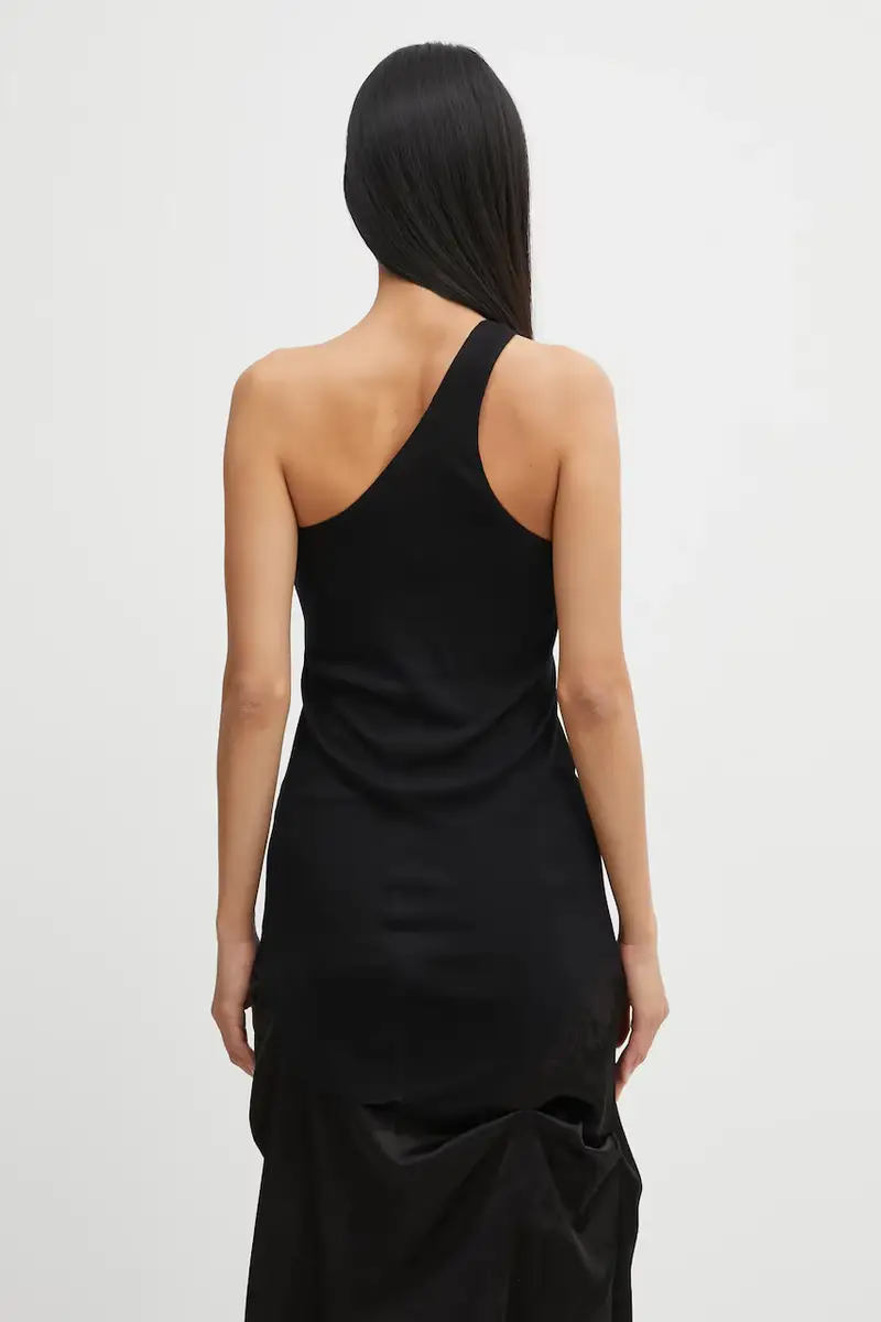 top One Shoulder Tank colore nero LI02E3105.RV miniatura 3