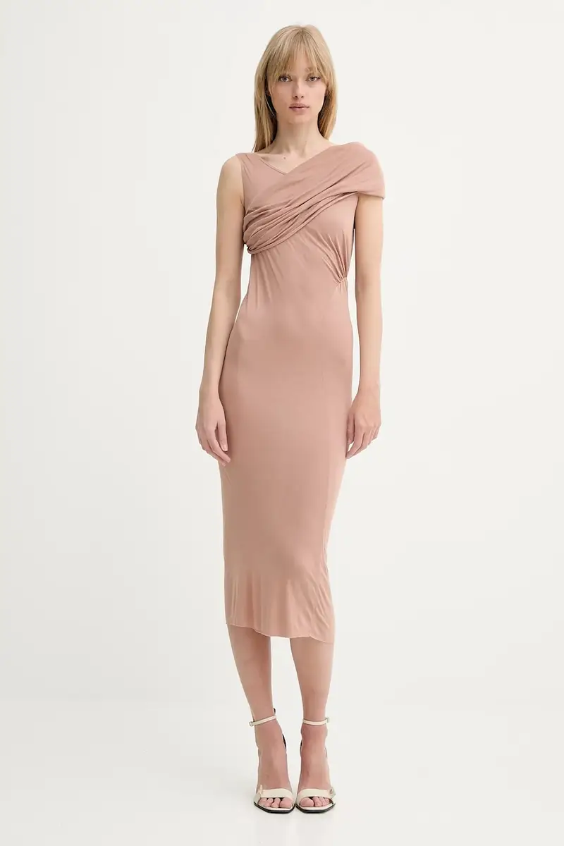 vestito colore beige LI01E4518RV