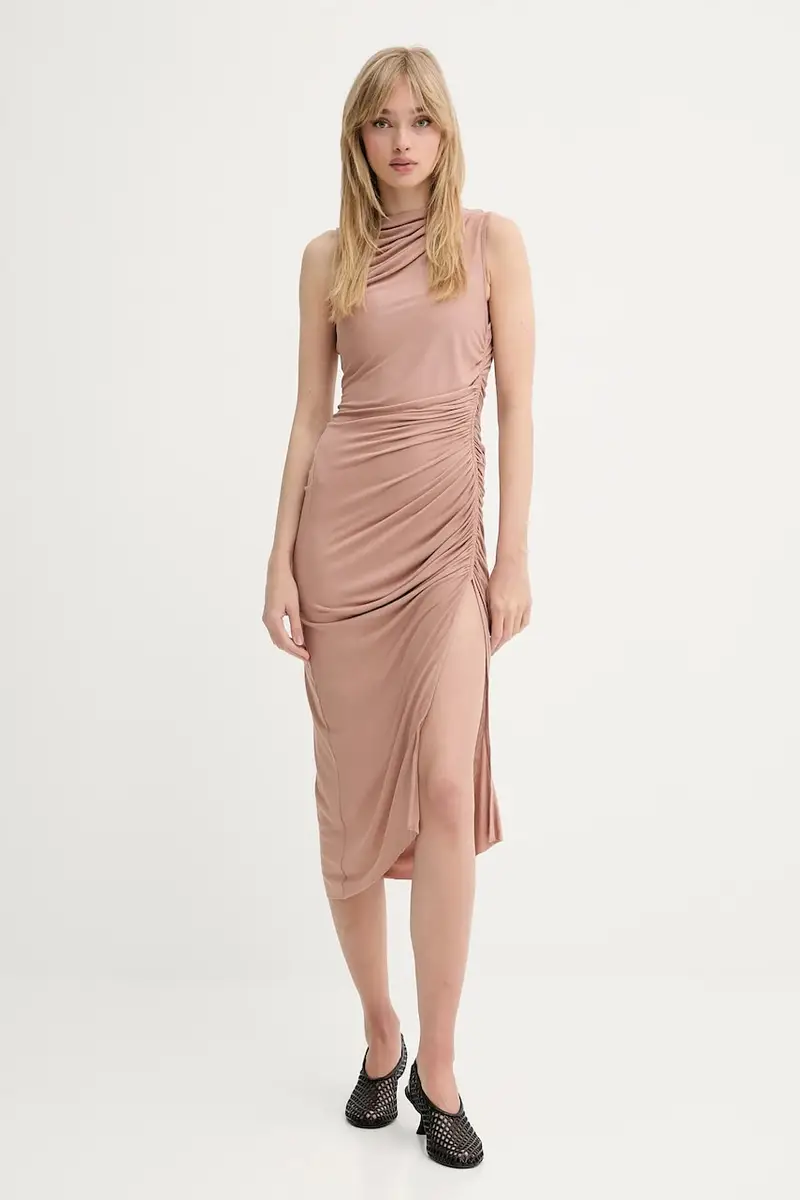 vestito colore beige LI01E4524RV