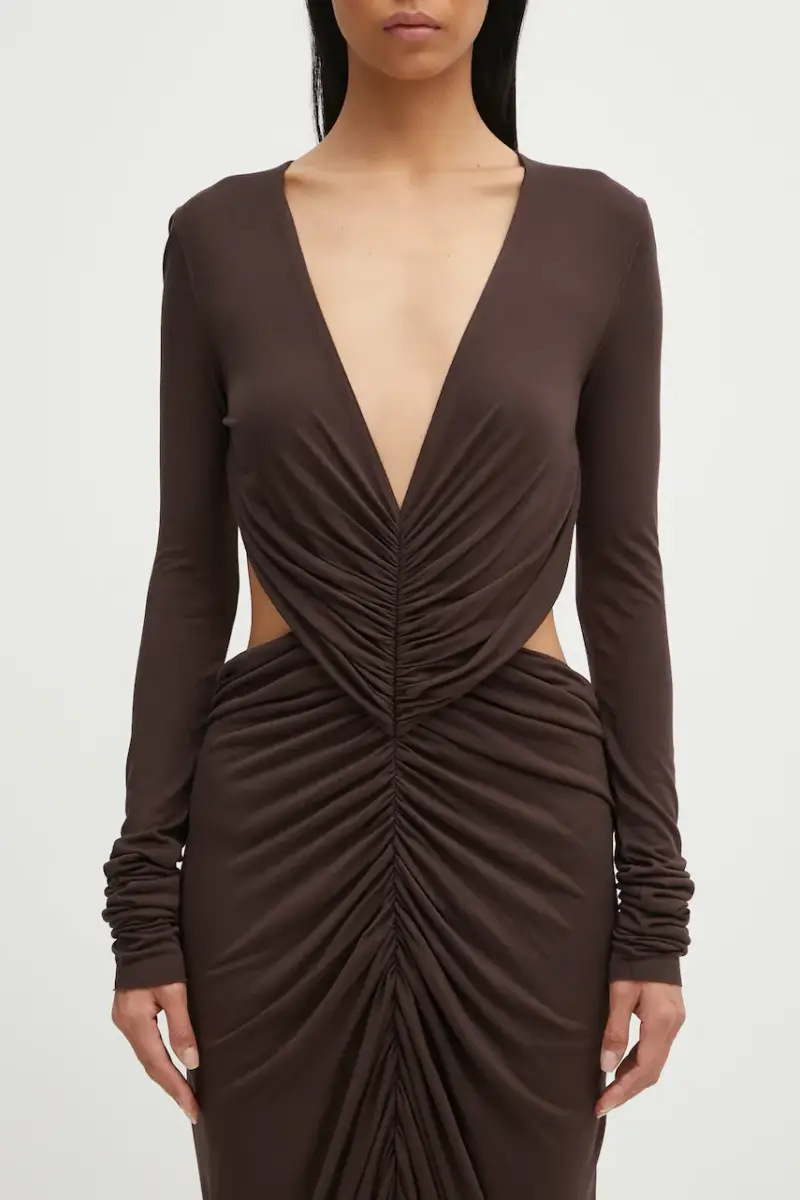 vestito Poppy colore marrone LI02E3507.RV miniatura 4