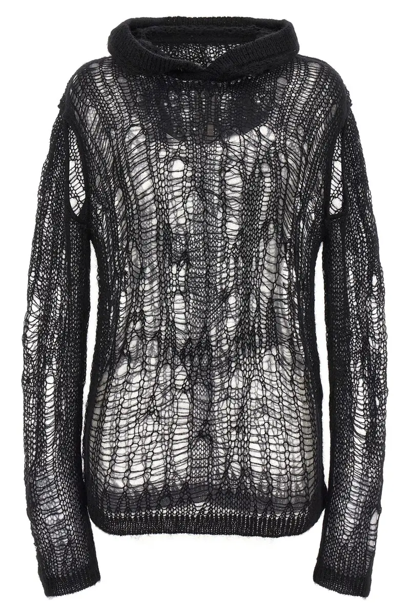 Maglia Con Cappuccio Spider Hoodie Nero