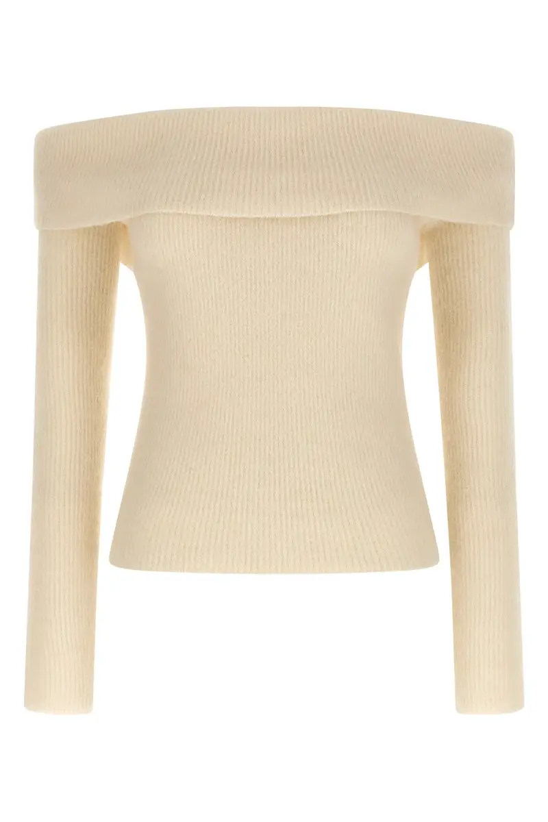 Maglione 'Ls Cowl' Bianco